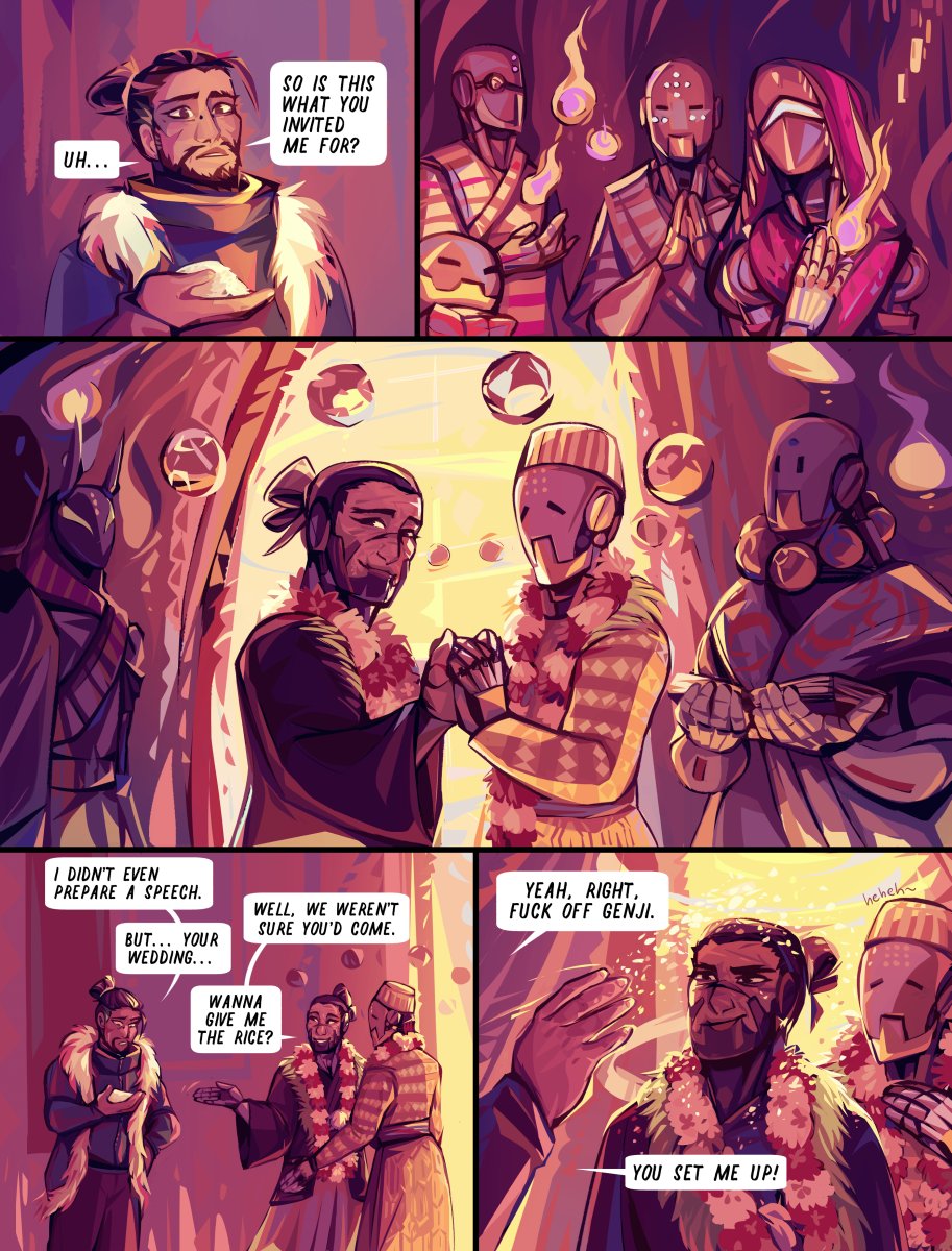 My full comic for @GenyattaZine! Pre-orders are open until June 21st~
A certain someone isn't quite told why the rush to go visit Nepal... babey guess what It's Wedding Time