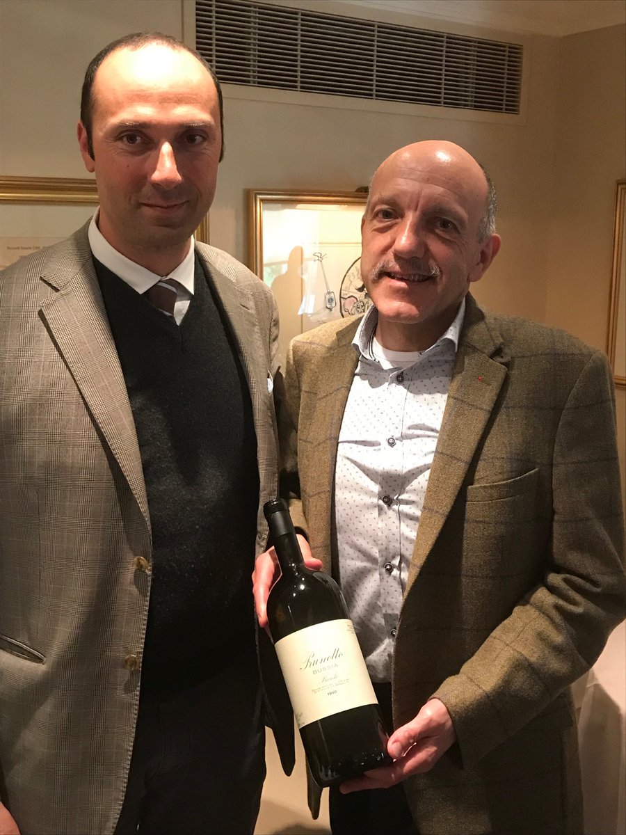 Legend ⁦<a href="/GerardBassetOBE/">Gerard Basset</a>⁩ with Emanuele Baldi #Prunotto ⁦<a href="/AntinoriFamily/">Marchesi Antinori</a>⁩ fantastic lunch ⁦<a href="/RBourger/">Romain Bourger</a>⁩ ⁦<a href="/VineyardNewbury/">The Vineyard Hotel & Spa</a>⁩ ⁦<a href="/BerkmannWine/">Berkmann Wine Cellars</a>⁩