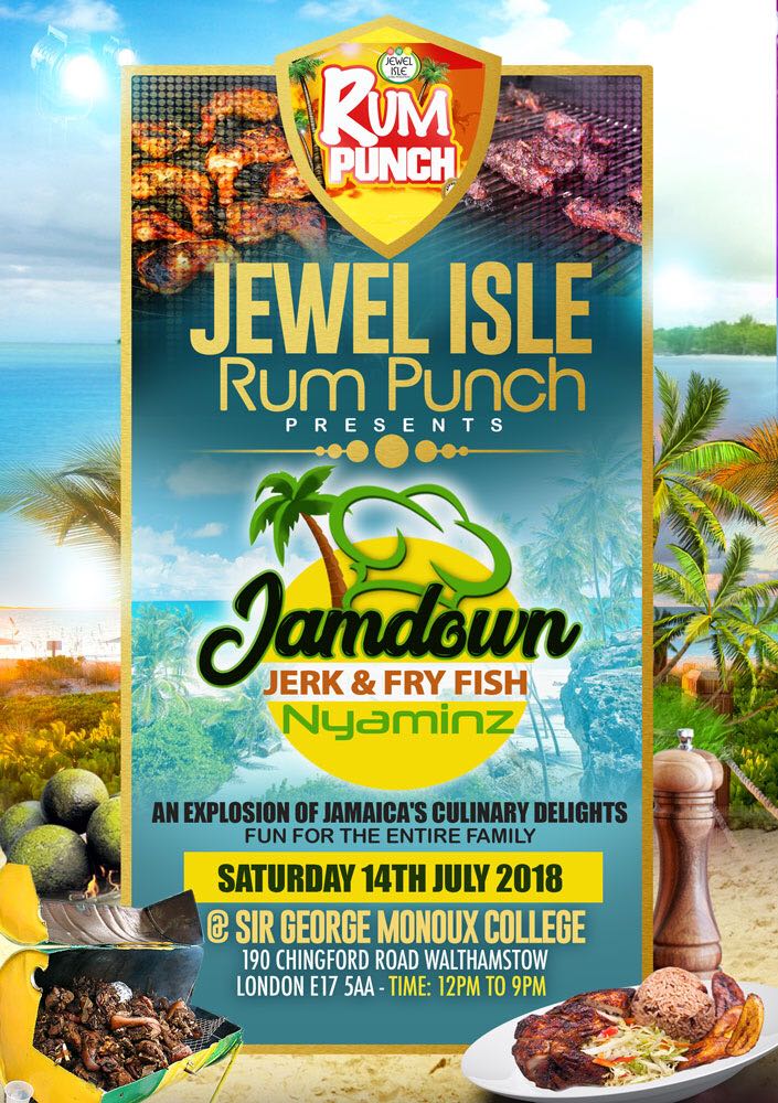 JewelRumPunch's tweet image. @JewelRumPunch  Presents ON THE 14TH OF JULY
JamDown
JERK&amp;amp;FRY FISH
NYAMINZ
VARIOUS DJS ON THE DAY
£3 ENTRY&amp;amp;KIDS FREE UNDER 12
FOR ANY STALL INFO CONTACT 07852360227