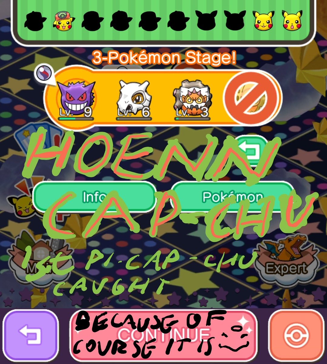 PrimalJayquay's tweet image. #PokemonShuffle The PikaSafari on #PokemonShuffleMobile is bringing the best luck to me in encounters from the very moment I started! 😍 It's as if it knows...  😳

#Pokemon #Hoenn #Pikachu #PikArmy