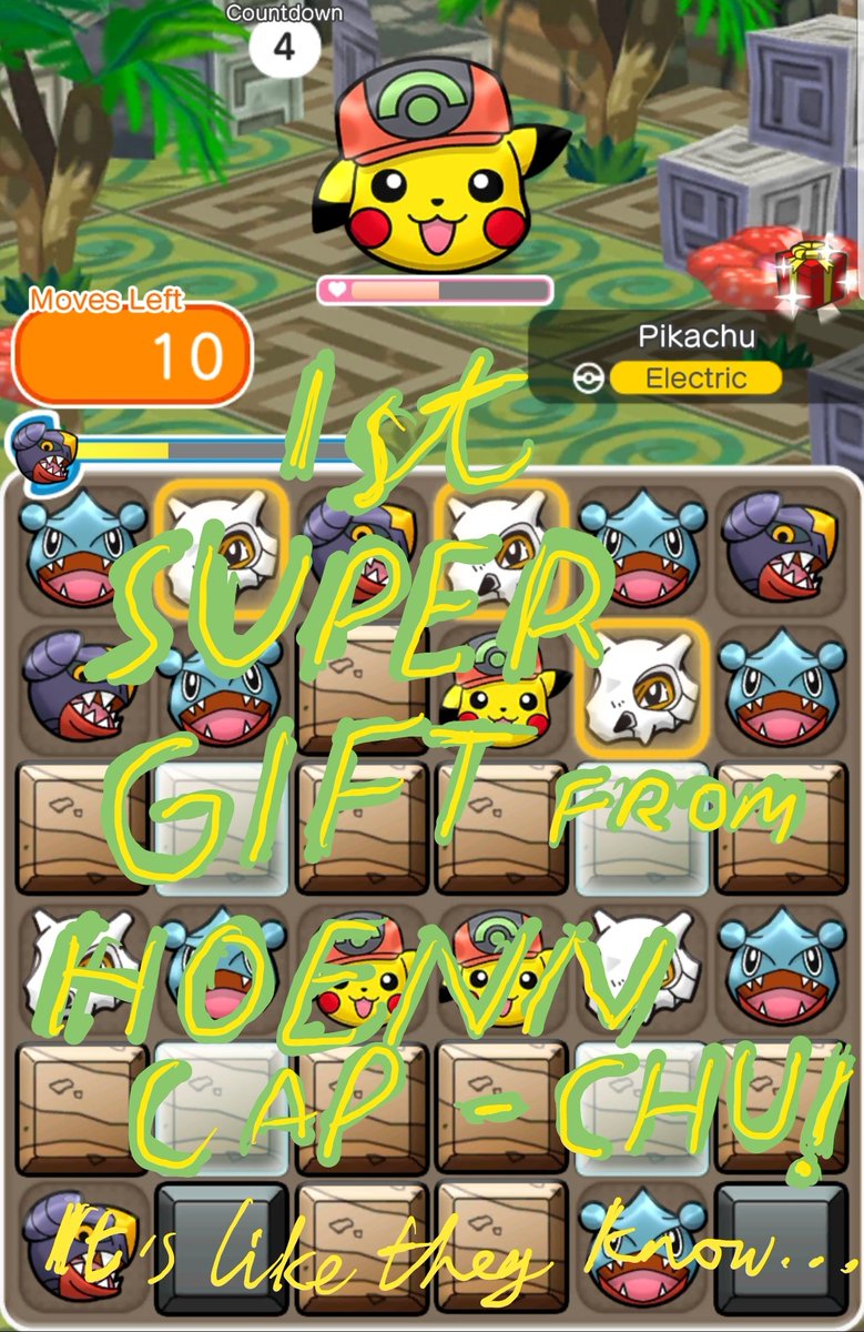 PrimalJayquay's tweet image. #PokemonShuffle The PikaSafari on #PokemonShuffleMobile is bringing the best luck to me in encounters from the very moment I started! 😍 It's as if it knows...  😳

#Pokemon #Hoenn #Pikachu #PikArmy