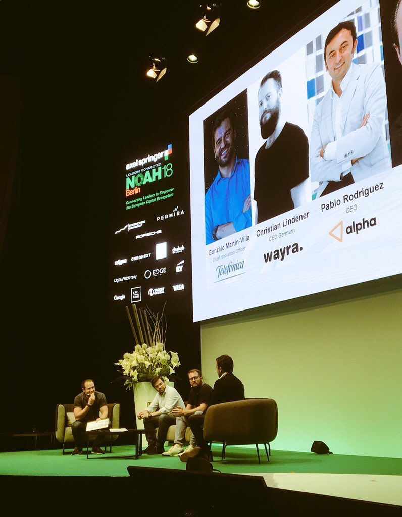 pabloryr's tweet photo. Alpha is always hiring so if you want to work with great people on sky-is-the-limit projects then get in touch! https://t.co/8XcbD94kSY  #NOAH18 Berlin. Thanks for having us. https://t.co/a5B6L8Ka7X
