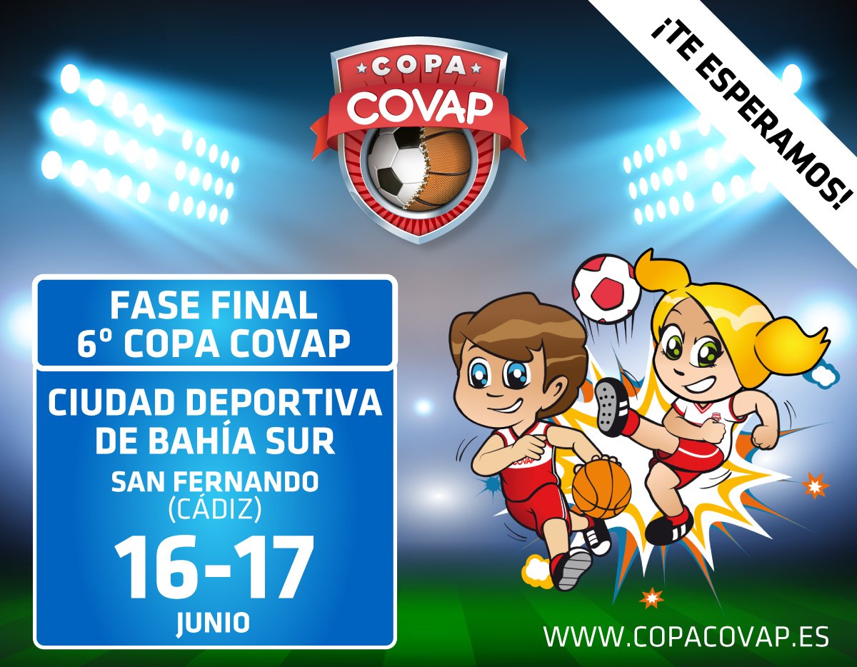 CopaCOVAP's tweet photo. #Recuerda ¡Los próximos 16 y 17 de junio tenemos una cita en San Fernando con todos los equipos ganadores de cada una de las sedes provinciales disputadas desde el pasado mes de enero! @Covap @JofranEventos @RFAF @FAB_Andaluza @AytoSanFernando https://t.co/huzkIMI5HE