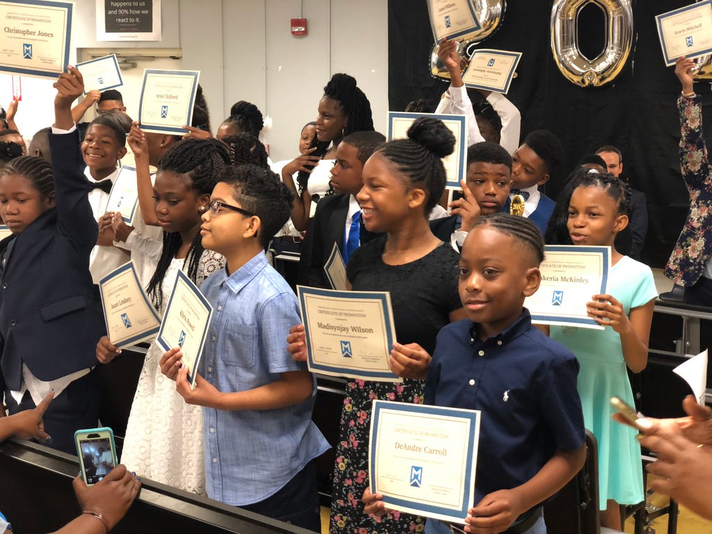 tncharters's tweet photo. @MemphisDelta celebrated its 5th Grade Promotion Ceremony this week! Students performed and Mr. Upchurch, @tscsmemphis Principal, shared words of encouragement. We hope you always continue to show your Memphis Delta Prep Pride! #OnToTheNextOne #JuniorHighBound https://t.co/gRgsr5cxNz