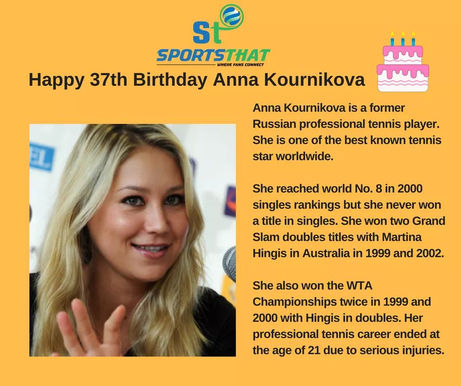 Happy Birthday Anna Kournikova 