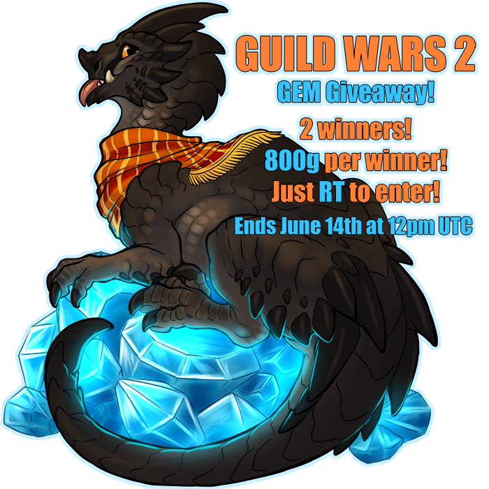 #WelcomeToGW2 !
Giving away 2x 800g codes to you, my GW2-playing followers!
Retweet for a chance to win a gem code, sponsored by <a href="/ArenaNet/">ArenaNet</a> !

Play for free! 
🐲 guildwars2.go2cloud.org/aff_c?offer_id…
Wanna get the full game? Use the code WelcomeToGW2 to get 30% off! 🐲 guildwars2.go2cloud.org/aff_c?offer_id…