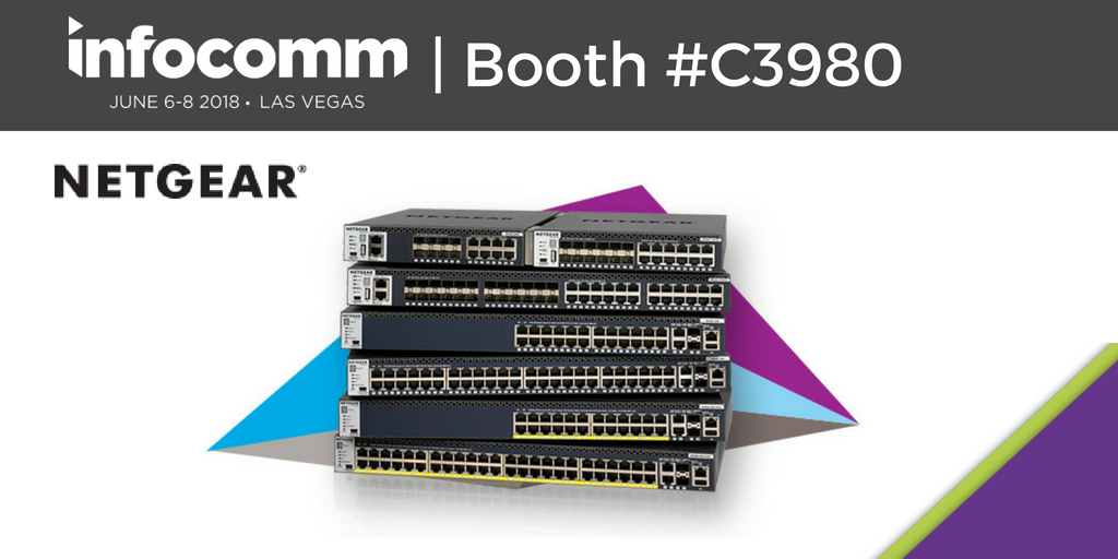 ZeeVeeInc's tweet photo. When 1gb isn't enough! Laurent Masia & Derek Falberg of @NETGEAR are at our booth (C3980) talking up their powerful 10gb switches that can simplify your AV over IP network. Come by to find out more! https://t.co/60dI9opzbJ #Infocomm18 #AVTweeps #flexibleav https://t.co/UU8Ts9j0mB