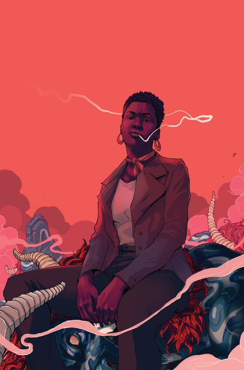 StoriesFromDet's tweet photo. In the ABBOTT comic series, titular character Elena Abbott is a bisexual black journalist living in a slightly fictionalized version of 1970s Detroit. #QueerInDetroit #Pride2018 https://t.co/ykzDnIGhZb https://t.co/KxdGzBD5e9