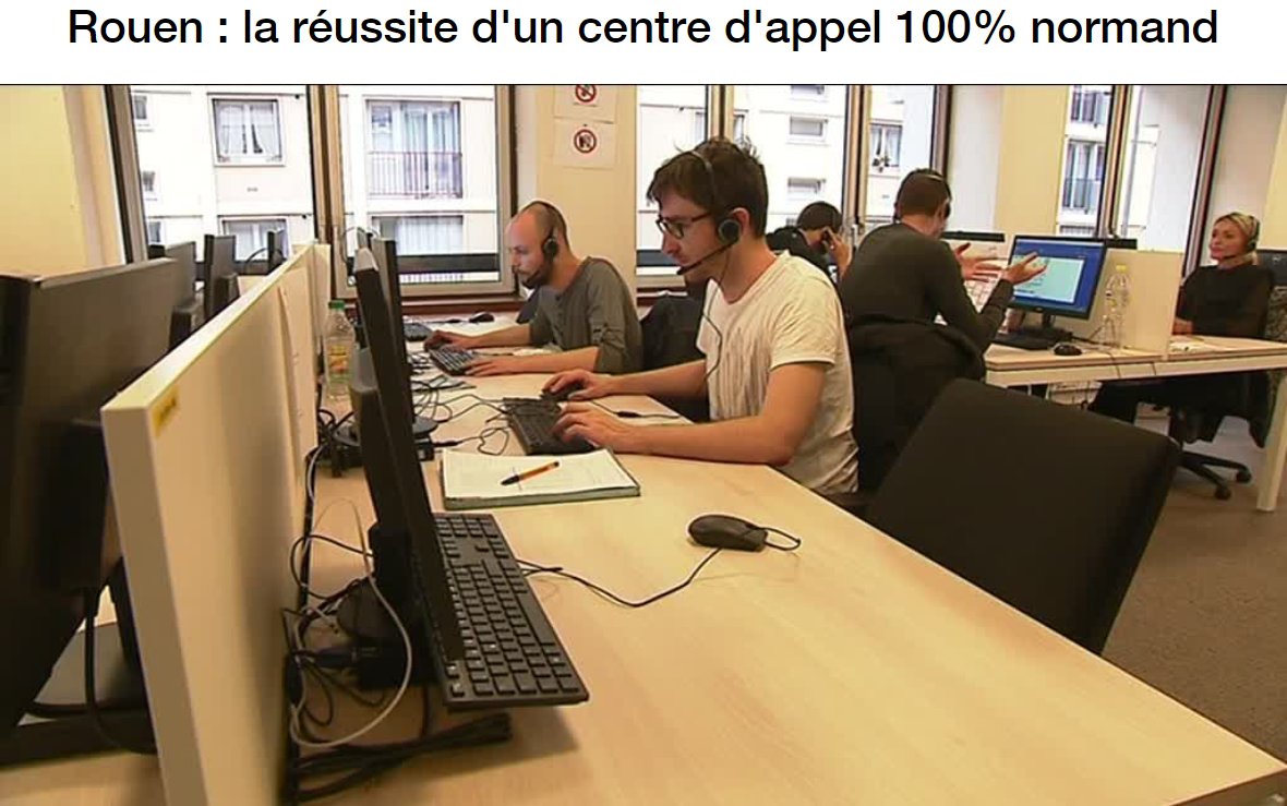 Voxens's tweet photo. Voxens à fait l'objet d'un reportage de la part de @France3tv #Normandie il y 2 jours ! "Une réussite à la française !" #rouen #normandhsore #callcenter  https://t.co/68v0UNqfWC https://t.co/FYuwYIz4G3