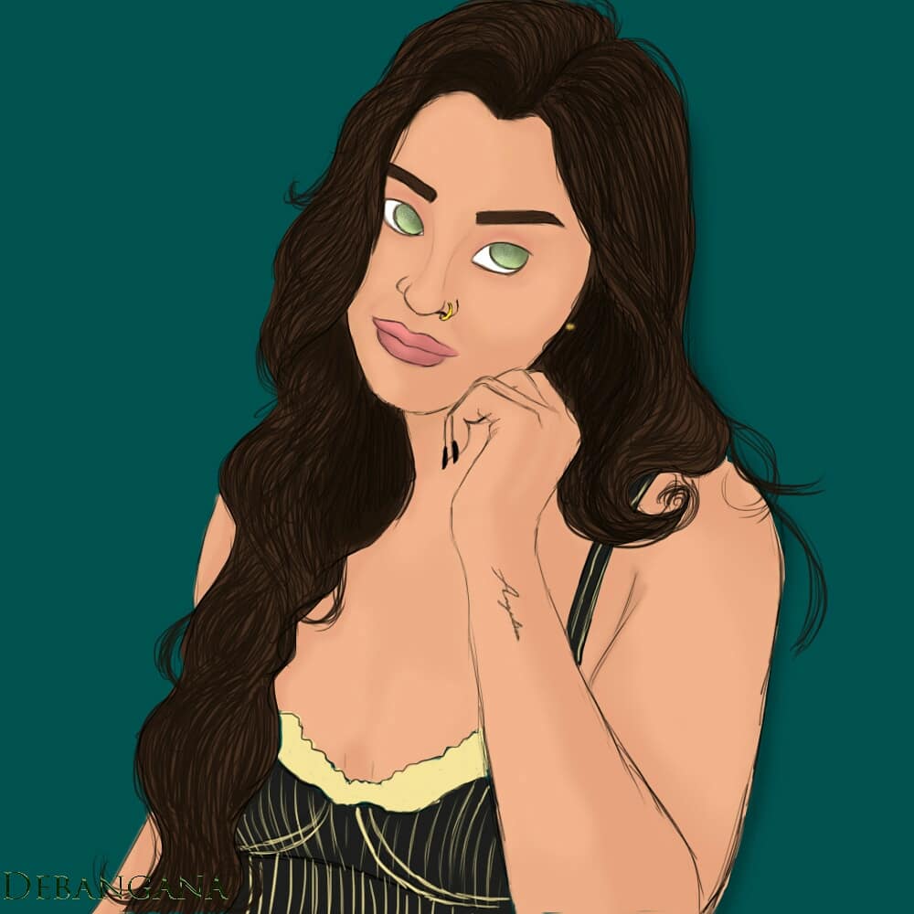 _hydraco_'s tweet photo. A fanart of @LaurenJauregui ... She was looking so beautiful that I had to draw it😍😍😍 #WomanCrushEveryday ❤ https://t.co/0949bu6FNH