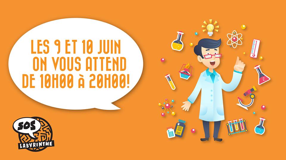 SOSLabyrinthe's tweet image. #FESTIVALEURÊKA
Vous venez découvrir le festival Eurêka cette fin de semaine? Pourquoi ne pas venir expérimenter et vous amuser à SOS Labyrinthe aussi! Nos animateurs ont déjà hâte de vous perdre. 😎
