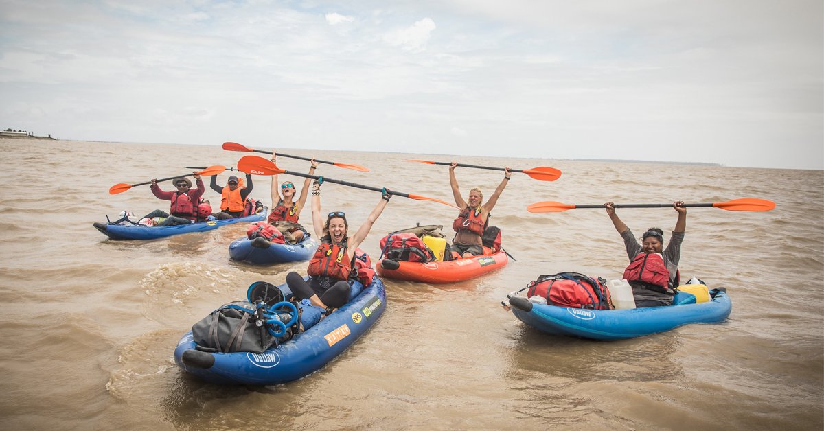 LandRoverExplor's tweet photo. Read our latest article to discover how the #LandRoverExplore’s ViewRanger App proved invaluable to a team of explorers making the first ever descent of the Essequibo river: https://t.co/EL07JcHqR3 https://t.co/BTRwzpLxOV