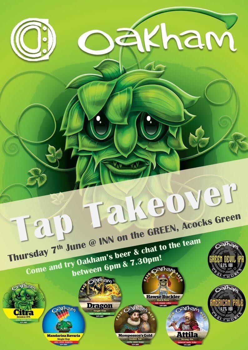#ThursdayThoughts it’s almost time for our meet the brewer with <a href="/OakhamAles/">Oakham Ales</a> if you can’t make it our tap takeover is in full swing 🍺 #BeerOClock #birmingham