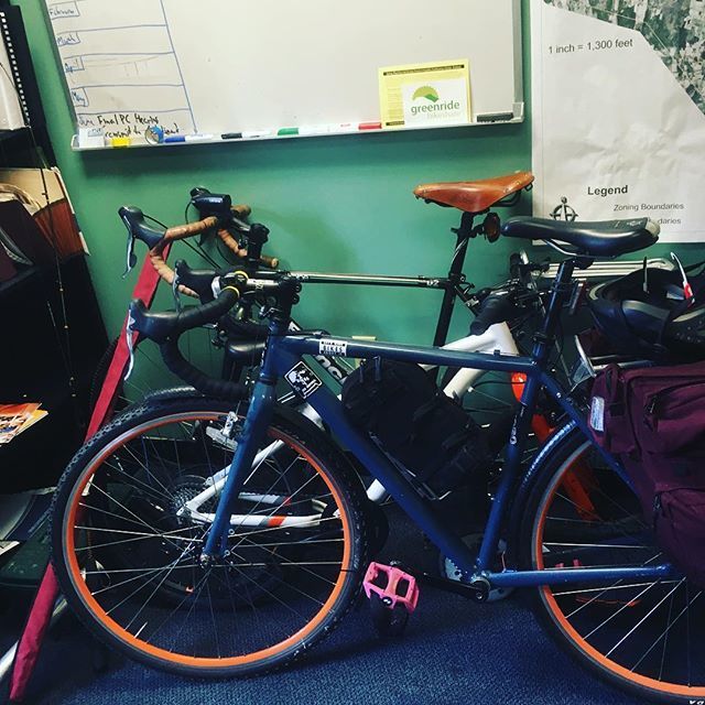 (((Office Bike Pile Intensifies))) Anybody looking for an entry level land use planning position? You could work in this bike-positive office here in beautiful Williston, Vermont. Google “Williston Planning and Zoning” and it’s the top link on the page.