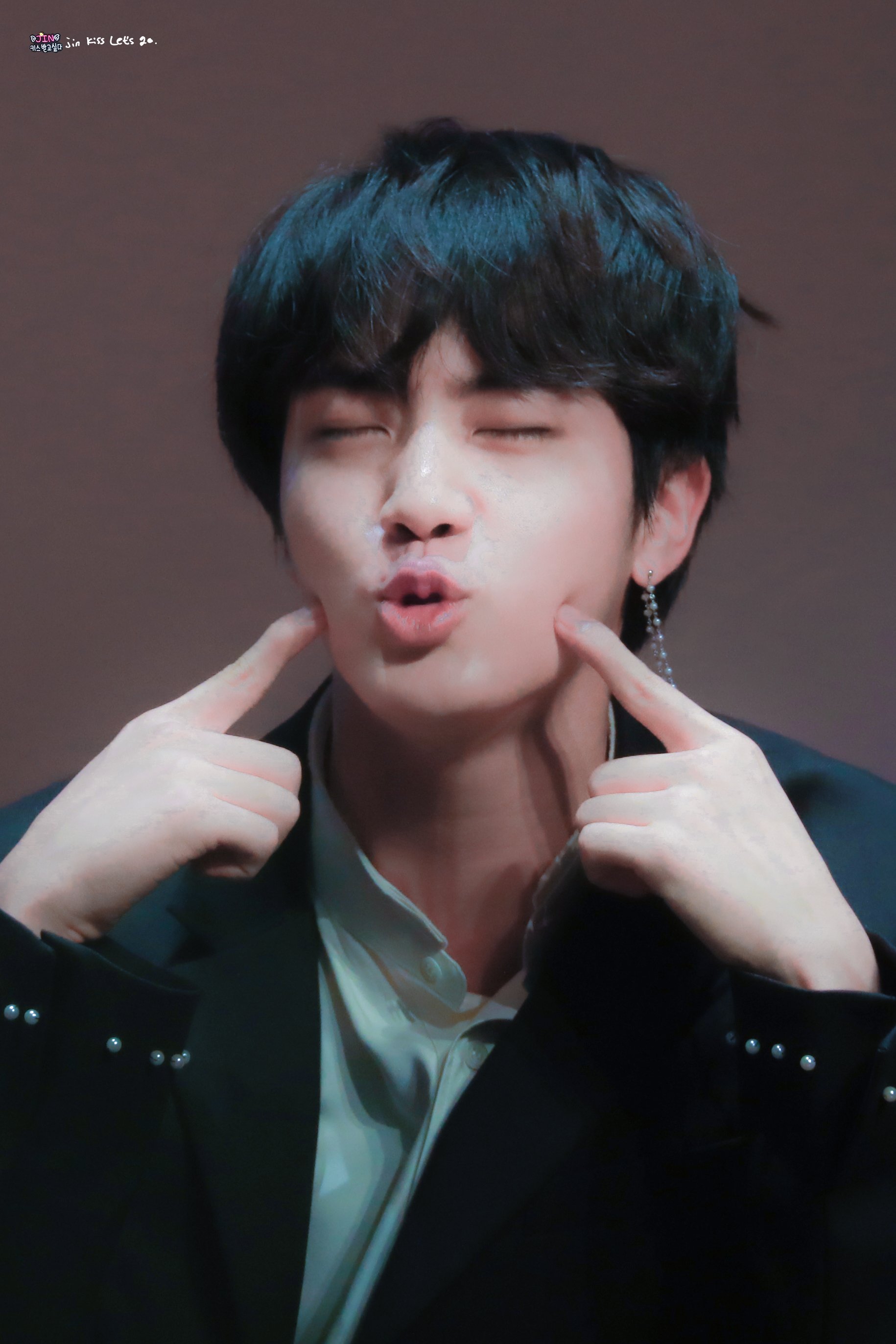 Fyeah Kim Seokjin Sangam Fansign Jin Kiss Let S Go Do Fyeah Kim Seokjin Sangam Fansign Jin Kiss Let S Go Do
