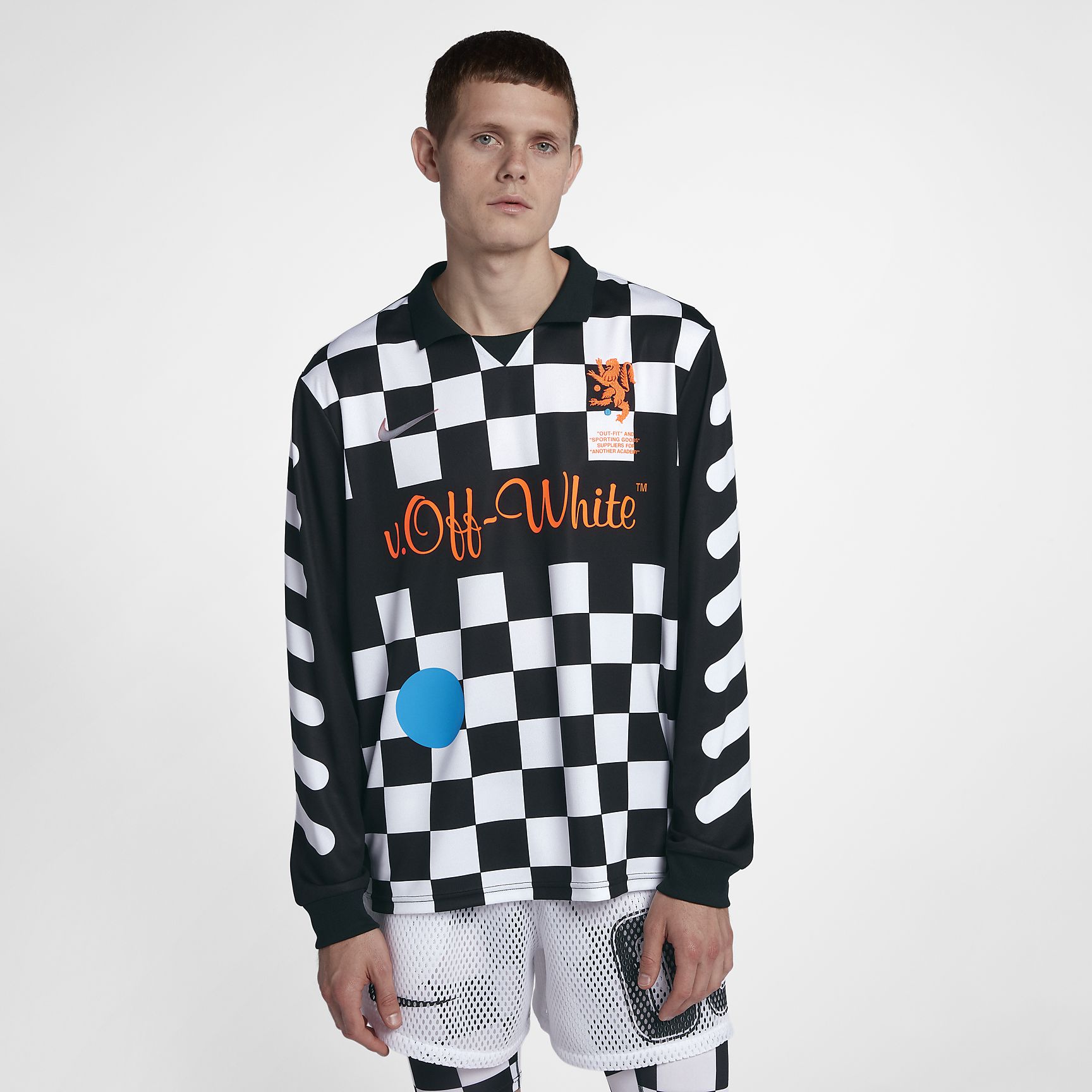 nike x off white t shirt orange