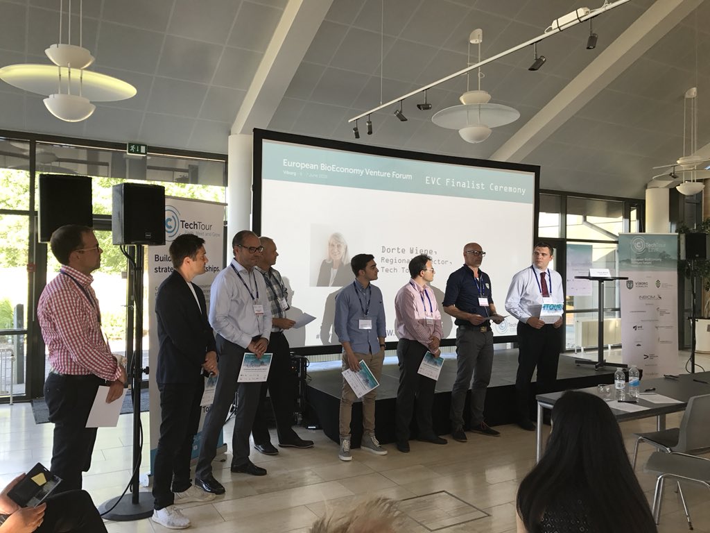 InvestinViborg's tweet photo. And the winners of this years #EBVF18 are: BiomassProteina, uFraction8, Citylogistik, Sensowave, AquaGreen, Soil Steam International, AMOV Apparel, Kaffe Bueno. Congratiolations to all! #bioeconomy #agrifood #dkgreen #Viborg @TechTourHQ @inbiom @Vaekstfonden https://t.co/q2ICStgL7r