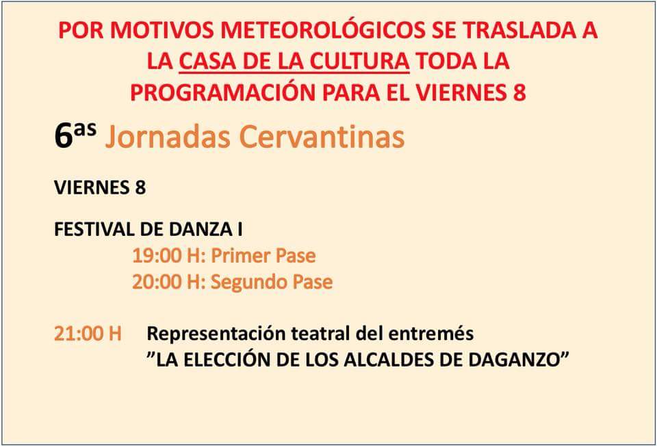Atención al cambio de ubicación