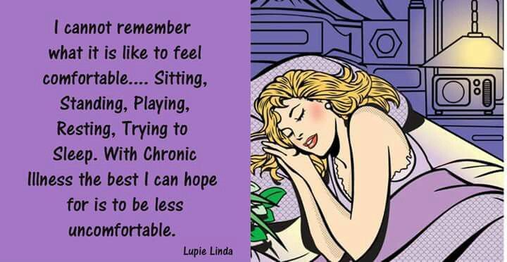 GenaMSwarrior's tweet photo. I cannot remember what it is like to feel comfortable...Sitting, Standing, Playing, Resting, Trying to Sleep. With Chronic Illness the best I can hope for is to be less uncomfortable. 😐 #MSPain #MSRest #chronicillness https://t.co/CAuL5siYJG