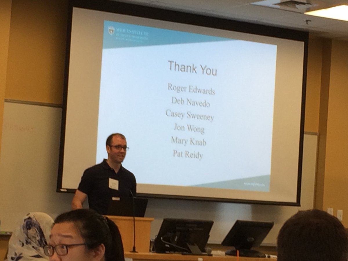 MGH IHP HPEd Program (@mghinsthped) on Twitter photo Congratulations to Josh Merson for a great MS-HPEd scholarly project presentation! <a href="/MGHInstitute/">MGH Institute</a> Congratulations to Josh Merson for a great MS-HPEd scholarly project presentation! <a href="/MGHInstitute/">MGH Institute</a>