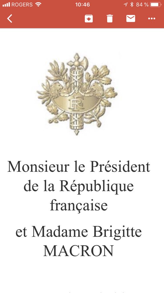 QuentinFournela's tweet photo. Bien reçu ✌🏼

Cet après midi, on sera à la réception organisée par Mr le Président @EmmanuelMacron en l’honneur de la Communauté Française au Québec avec @nicolasbridey, @Silex_France et toute la délégation @JBLemoyne ! 🙏 https://t.co/Mlt5d6VmBL