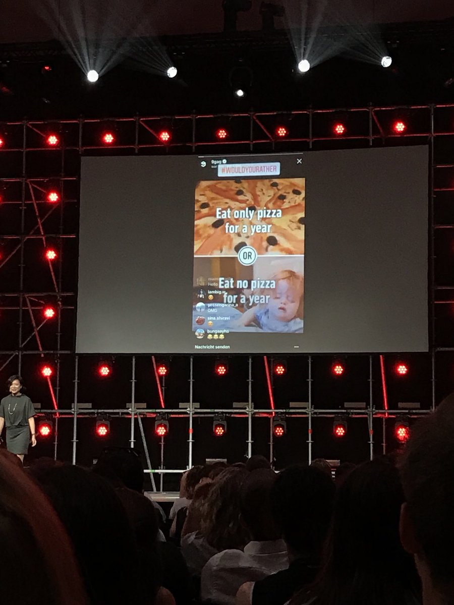 „If you ask GenZ a question they won‘t answer“ says <a href="/lilleoxx/">Lilian Leong</a> COO of <a href="/9GAG/">9GAG ❤️ Memeland</a> . Proof here 😅 #thinkahead18