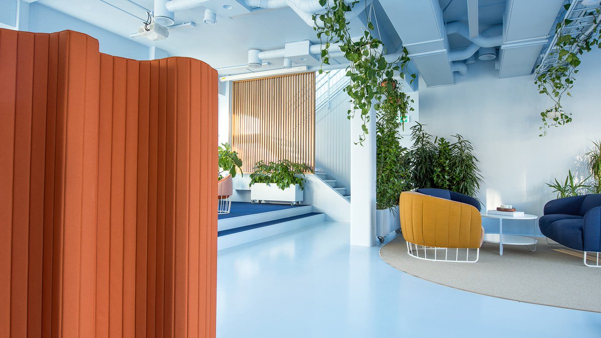 Framepublishers's tweet photo. Through colour coding the different spatial functions, Kvistad develops a unique spatial character for creative studio @bakkenbaeck office in Oslo: https://t.co/DpmomfaNKz #frameweb #interiordesign #colour #workspace #oslo https://t.co/uNsRoYX2hf