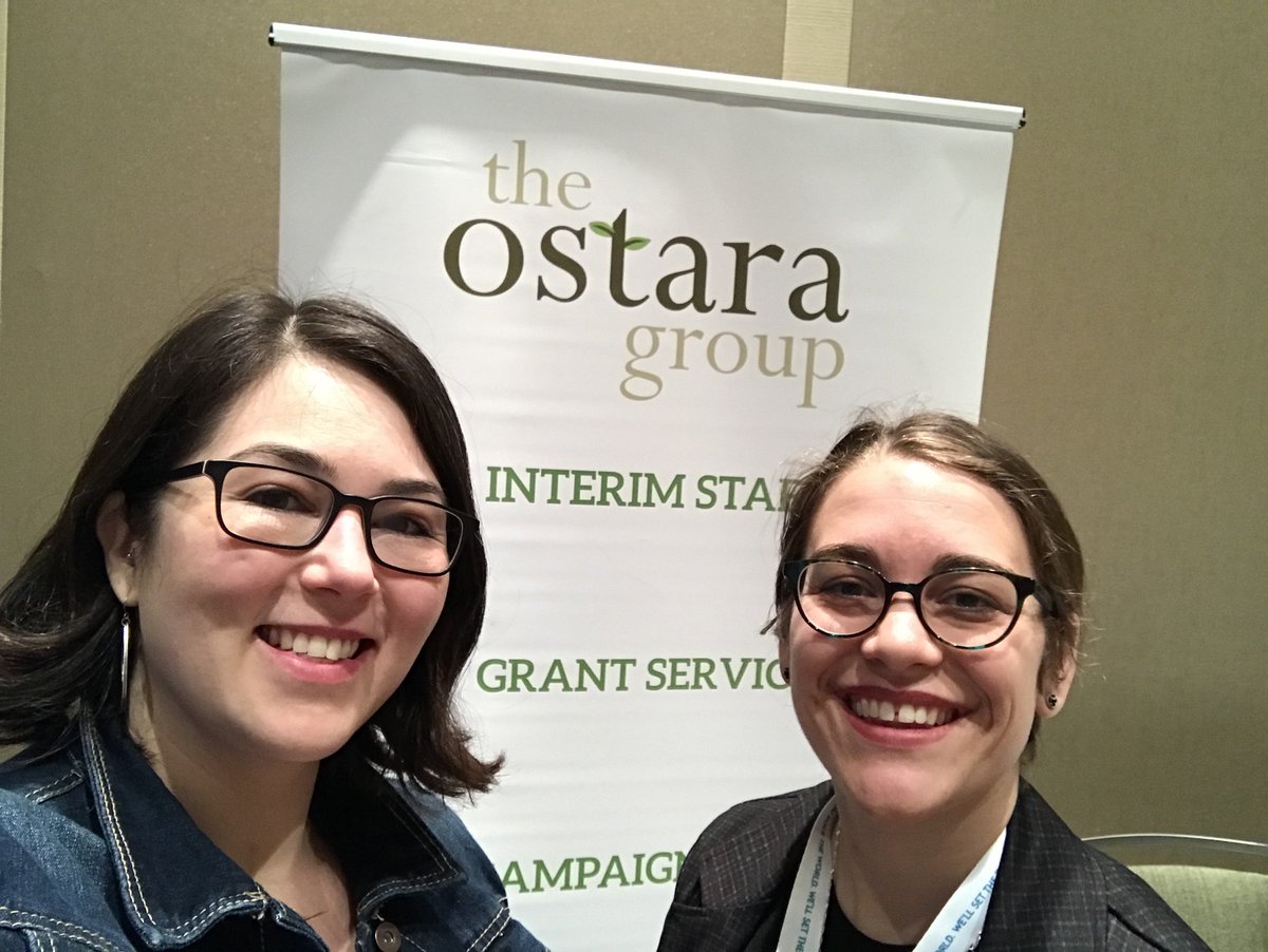 Come find <a href="/arielglassman/">Ariel Glassman</a> and @baileydisher from the Ostara Group at the 2018 AFP Advancement NW Conference today! #2018Forum #Fundraising