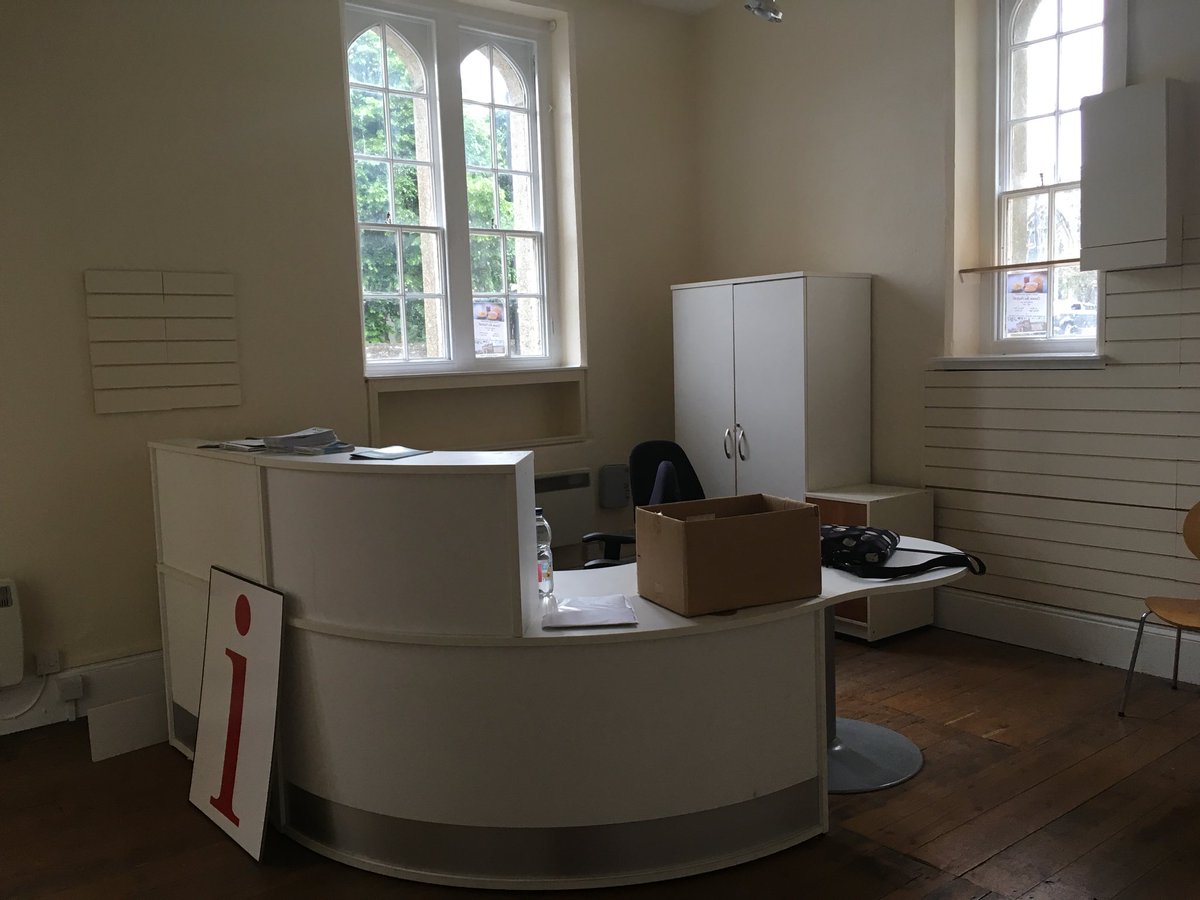 All nicely redecorated now to get it filled with wonderful #Tavistock information