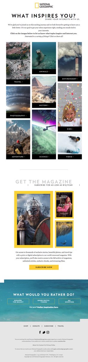 What inspires you? by National Geographic
htmlemailgallery.com/gallery/nation…