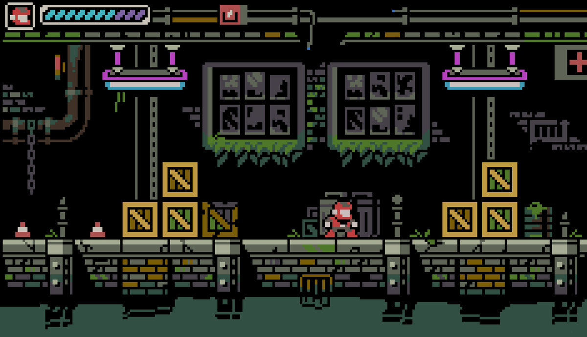 Davit Masia Pixelart Just For Curiosity I Tried A 3x180 Resolution Instead Of 240x135 Both 16 9 With Same Size Sprites And This Is The Result What You Think Pixelart Indiegame