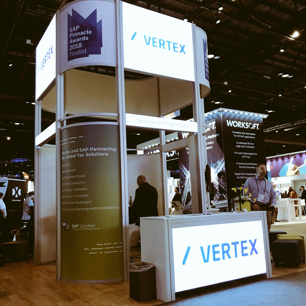 absauer8's tweet image. We’re have a great time at #SAPPHIRE2018 with @vertexinc ! Come visit us at #booth833 before the show ends.