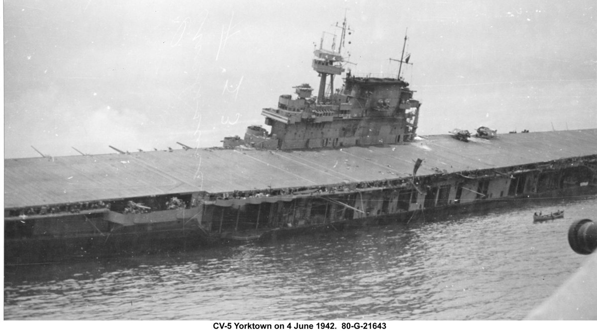 CV-5 Uss Yorktown WW2 US Marine Schlacht Von Midway Flugzeug Schiff Geschwader