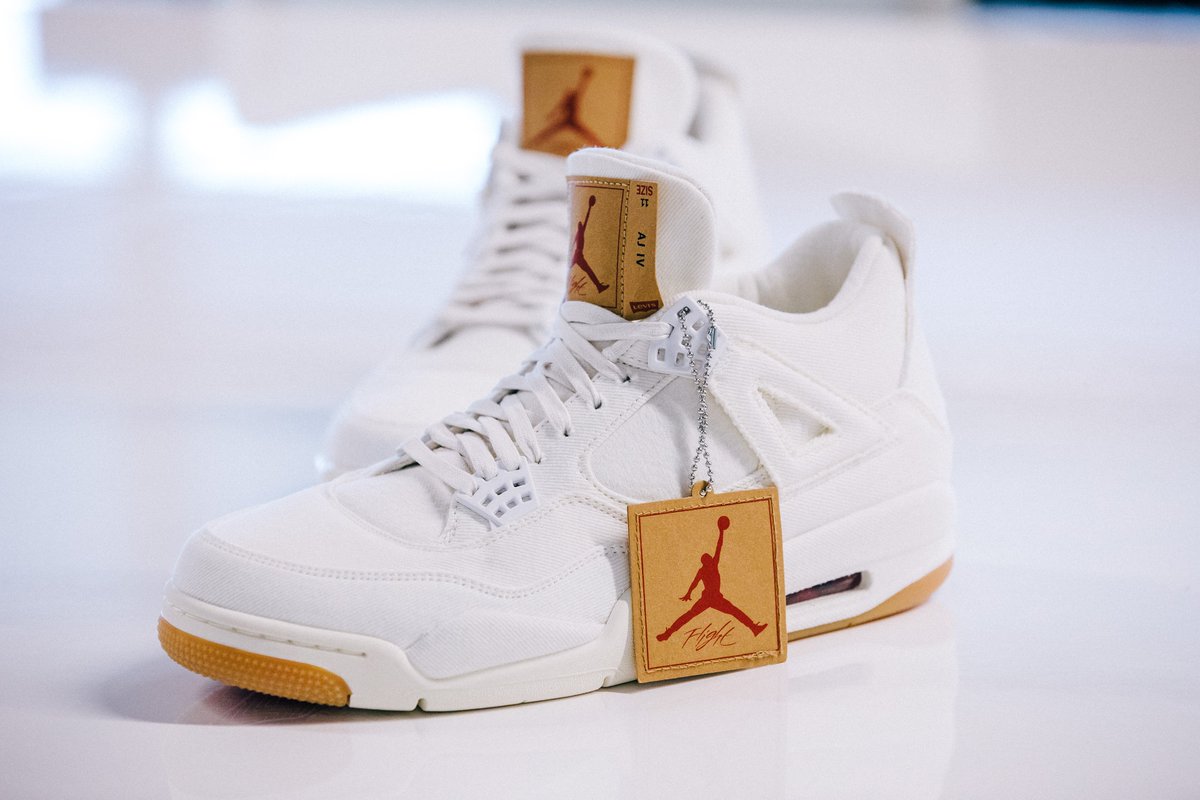 brkicks's tweet photo. The @LEVIS x Air Jordan 4 and Trucker Jacket releases June 30 https://t.co/TXOcq6RE06