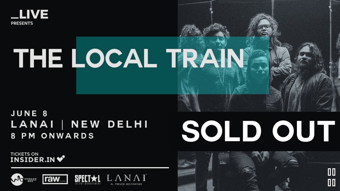 Delhi, all tickets are sold out!

Also, the very talented Chizai will be supporting <a href="/TheLocalTrain/">The Local Train</a> tomorrow!

Chandigarh, grab your tickets as well before they sell out!
goo.gl/7PmhRw

#thelocaltrain #tlt