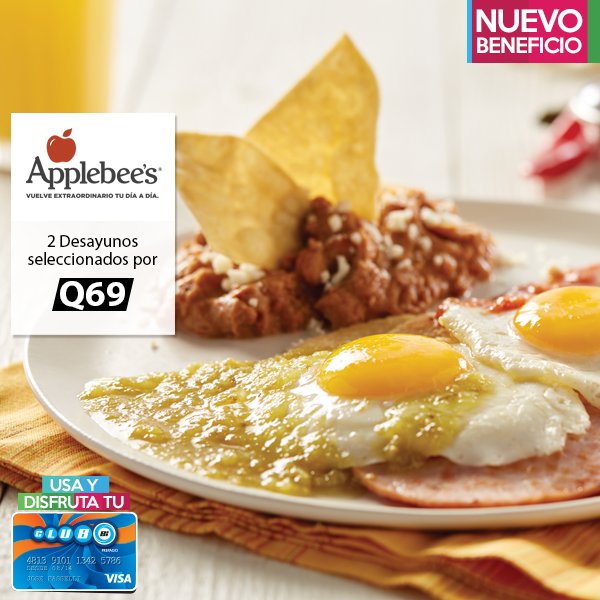Club_Bi's tweet image. ¡Acompaña tu día con tu #ClubBi en #Applebee´s!