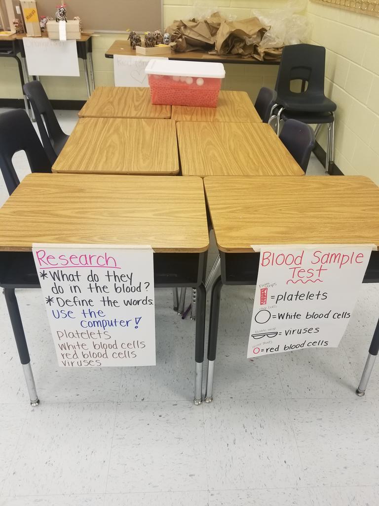 SmithTeaches2's tweet photo. Robo-Dog Blood Samples.....what's in blood? #Research #ScientistInTheField #CampHB3South #STEMthinkers @WhitakerLTN https://t.co/FOP5uBVzFe