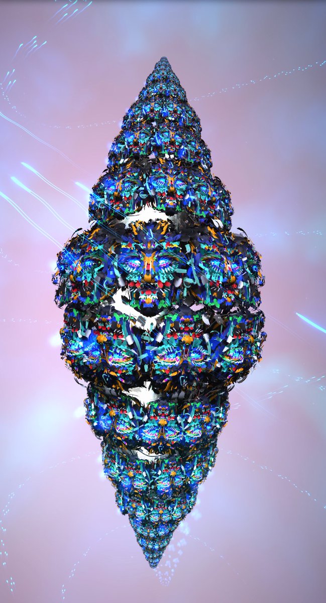 Playing with repeating forms for 360 videos. @TheWaveVR <a href="/TiltBrushArt/">Tilt Brush Gallery</a> <a href="/tiltbrush/">Tilt Brush</a> <a href="/masterpieceVR/">MasterpieceVR</a> <a href="/VRChatNet/">Butterfly</a> - poly.google.com/view/4c82SCqGF…