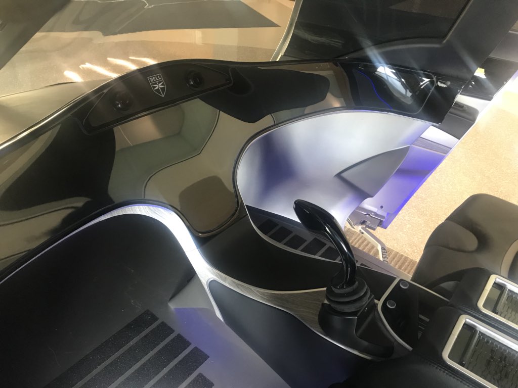 MaryAnnreports's tweet photo. .@CBSDFW EXCLUSIVE: A look at the air taxi that will be moving North #Texans across the Metroplex as part of #UberElevate. The manufacturer says air taxi is Tesla meets first class flight. Air taxi will eventually be flown without a pilot. #dfw #uber #airtravel #tech #dfwnews https://t.co/kTWHpukE9N