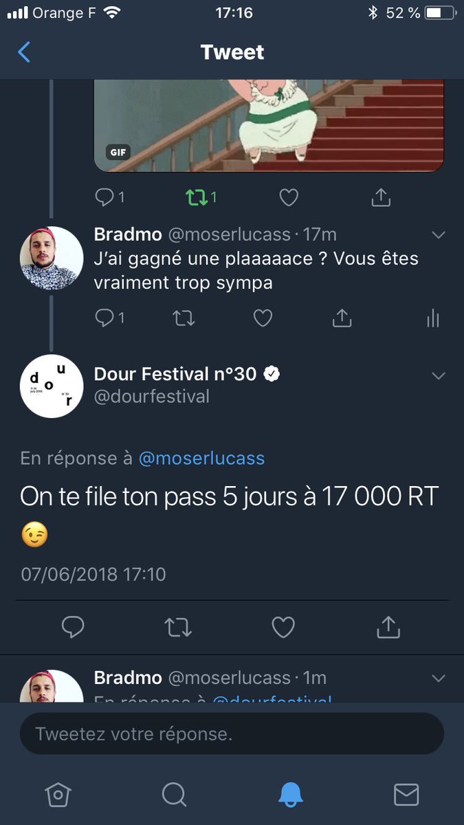 moserlucass's tweet image. SVP JE DEMANDE JAMAIS RIEN MAIS POUR UNE FOIS JE DEMANDE VOTRE AIDE IL FAUT RT MON TWEET SI J’ARRIVE À 17 000 RT J’AI UN PASS 5 JOURS C’EST MON RÊVE SVP @dourfestival