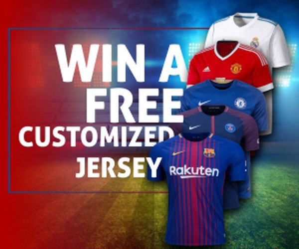 fortunebets9ja's tweet photo. Win a brand new Customized Jersey of your choice Just By Joining Us Today🤔🤔
 
  FF this Link 👉👉https://t.co/xdUQnNFkA1  
 
 No Extra Cost and no hiding Chargers

 #passionpays #unlockyourfortune https://t.co/j1QfrVQrNa