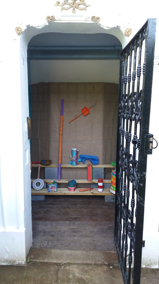 GardenBridgeEnd's tweet photo. #offbeatonrhythm @SPFSchools Adding new dimensions to #BridgeEndGarden. Thanks to Katy Bootman. https://t.co/ScbRrMTCXs