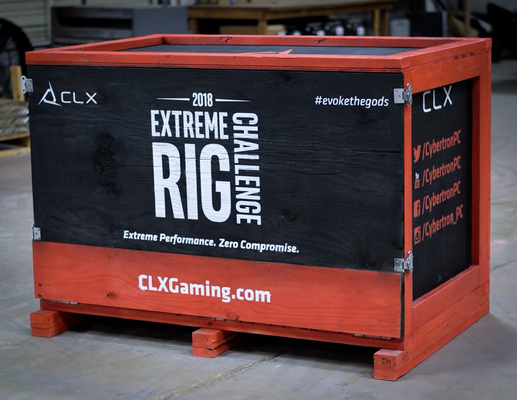 CLXGaming's tweet photo. RETWEET this for a chance to win one of FIVE $10,000 Extreme Gaming Rigs. @CybertronPC #IntelRigChallenge

#CLXGaming #evokethegods https://t.co/X9jZxiqb8I
