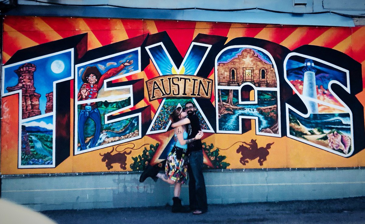 lissvictory's tweet photo. ✨ #AUSTIN✨ Thurs. June 7: Next stop on #TransConTour!!! Krish &amp; I will see you with our fabulous variety show lineup @KickButtCoffee in just a few hours - 8PM! 

#TransCon2018 #LissVictory #KrishMohan #ForkFullofLove #ATX #austinTX #atxtraffic https://t.co/g7Hq3U8h0P