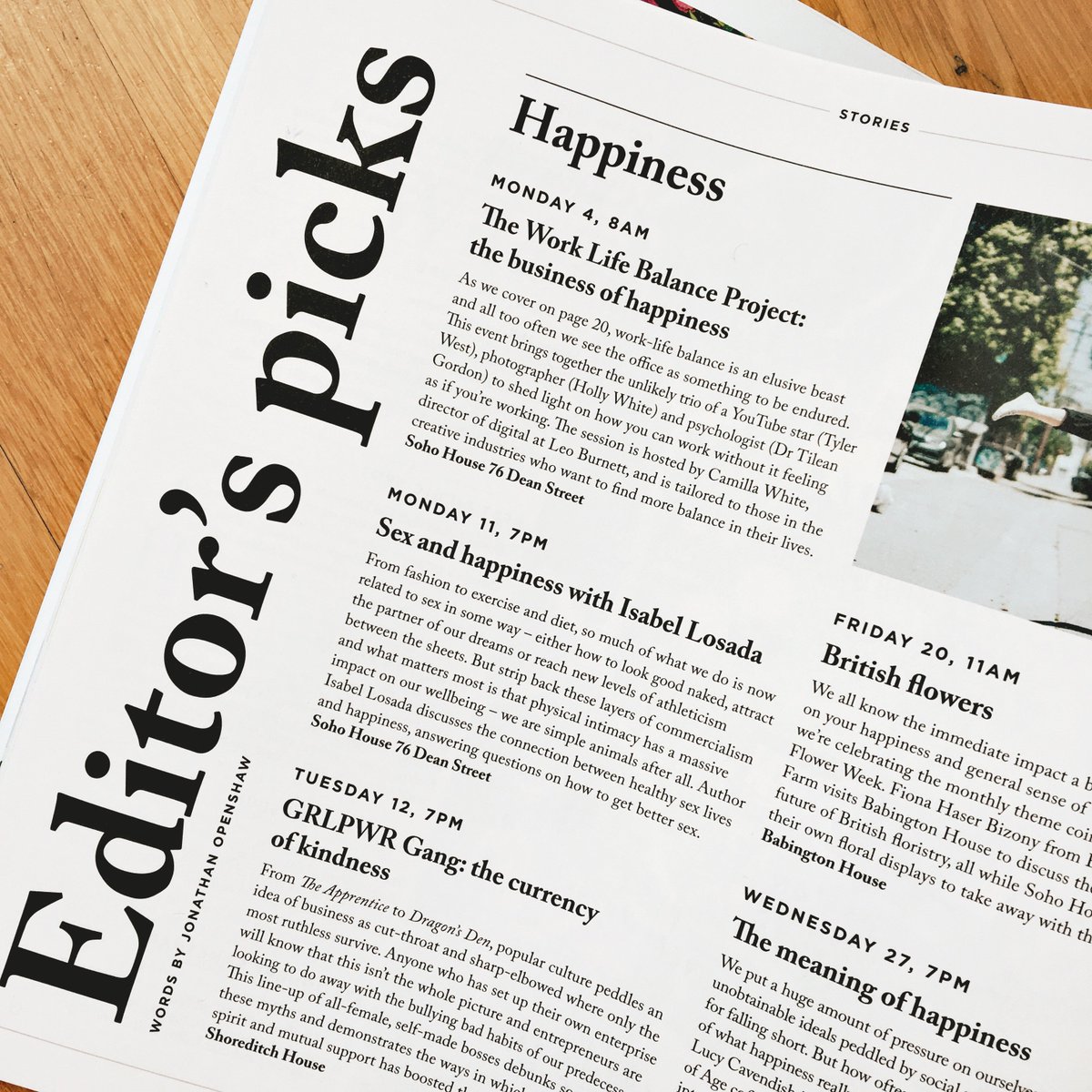 LeoBurnettUK's tweet photo. Our Digital Director @CamillaMaryRose hosted an insightful session on ‘The Business of Happiness’ earlier this week @SohoHouse #WLBProject https://t.co/xpDmkTn3BU