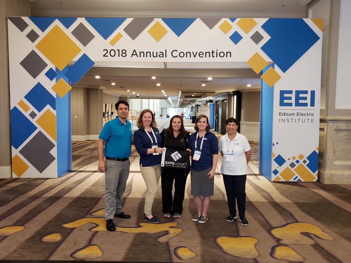 ExpoLogic_BW's tweet photo. Another successful #EEI2018 Always great working with you #EEI #ExpoLogicFlag https://t.co/u5mBgSWeNG