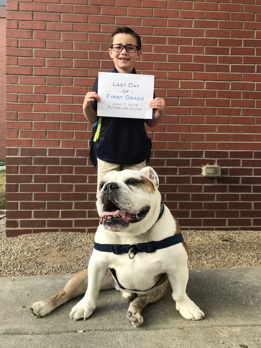 ButlerBlue3's tweet photo. Another school year has come and gone and my big brother just keeps getting bigger. Look out 2nd grade, @Master_Everett is coming for you! https://t.co/4yp9Lr0Fld