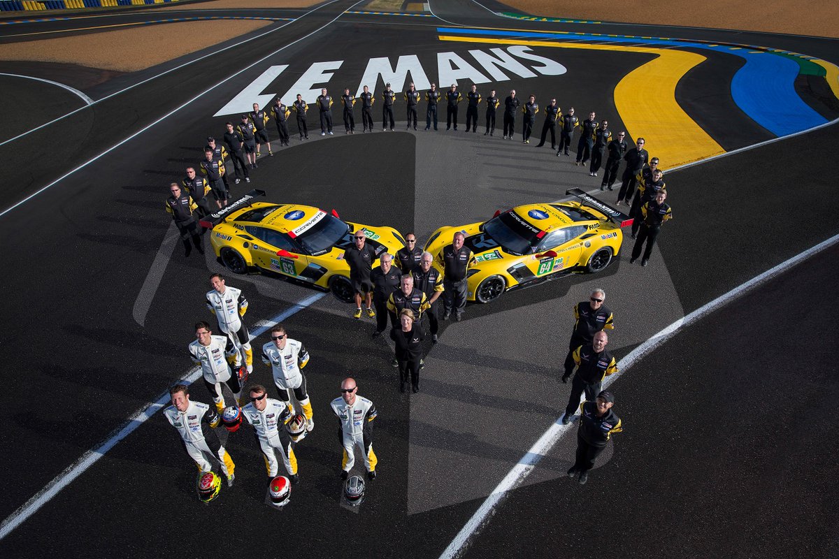 CorvetteRacing's tweet photo. We've had some pretty cool team photos over the years at #LeMans24. What do you think should be this year's theme? #Corvette #C7R #YourOpinion #Ideas https://t.co/B2Cdwu8EUr