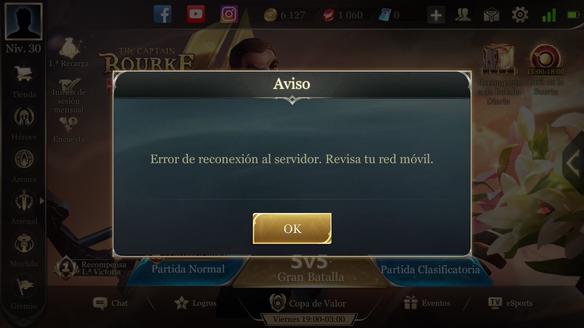 eldiobrando's tweet photo. @Tencent_Games_ @ArenaofValor since the update nobody can play #latamserver please fix this https://t.co/fuqkKYTYZ5