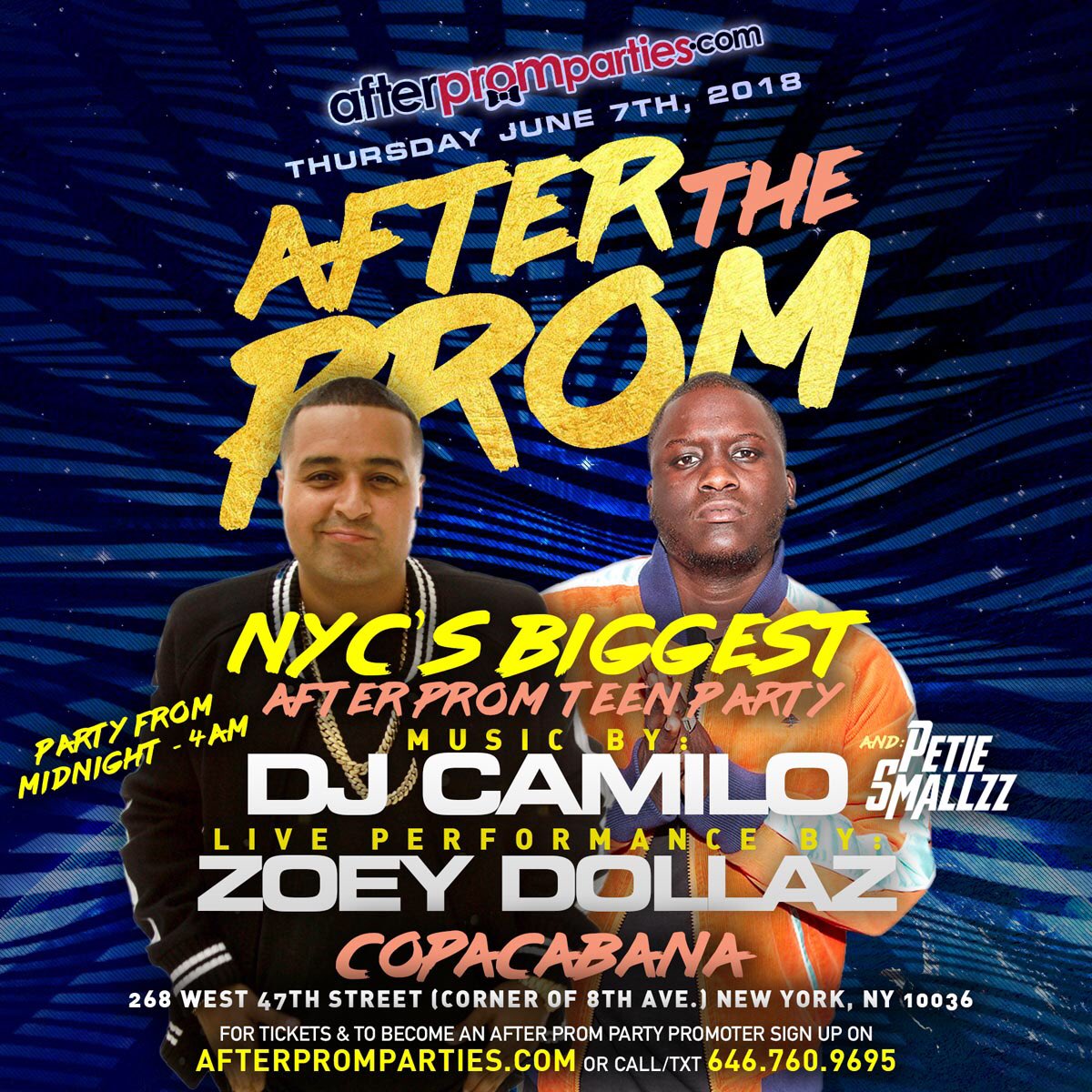 iampetie's tweet photo. tonight!! w/ @ZoeyDollaz &amp; @djcamilo | @AfterProms https://t.co/9E0iZZkV7e